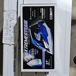 Conair 1550W Extreme Steam Iron with Nano Titanium Soleplate and Auto Shutoff